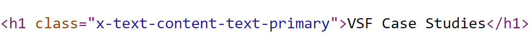 example of a H1 heading tag