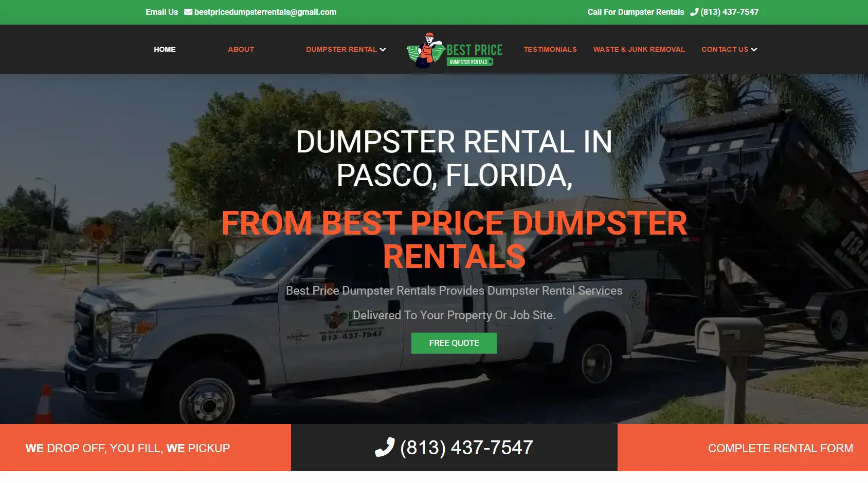 bestpricedumpsterrentals cover
