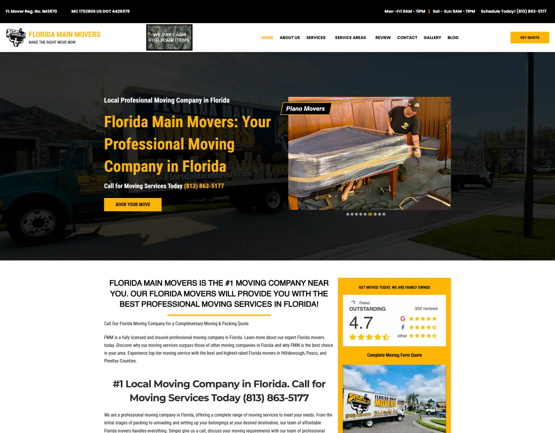 Florida Main Movers